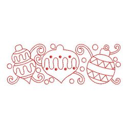 Redwork Christmas Border 04(Lg) machine embroidery designs