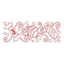 Redwork Christmas Border 06(Md) machine embroidery designs