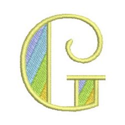 Rainbow Alphabet 07 machine embroidery designs