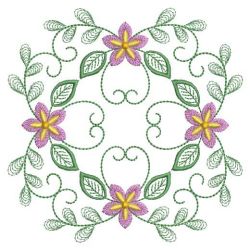 Colorful Flower Quilts 06(Sm) machine embroidery designs