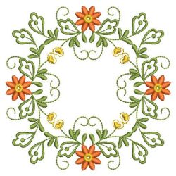 Colorful Flower Quilts 10(Sm) machine embroidery designs