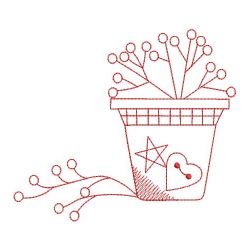 Redwork Country 06(Md) machine embroidery designs