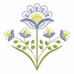 Vintage Jacobean Flowers 02