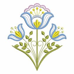 Vintage Jacobean Flowers 09