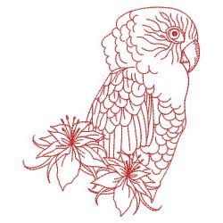 Hawk Headed Parrot 06(Sm) machine embroidery designs