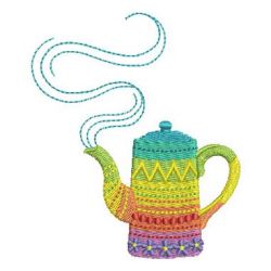 Colorful tea time 03 machine embroidery designs