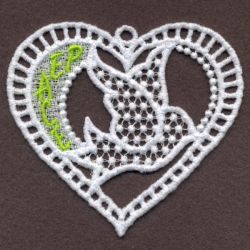 FSL Dove Ornaments 05 machine embroidery designs
