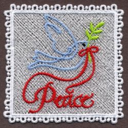 FSL Dove Ornaments 08 machine embroidery designs