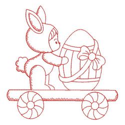Redwork Easter Train 10(Lg)