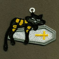 FSL Halloween Black Cat 03 machine embroidery designs