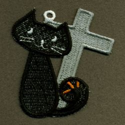 FSL Halloween Black Cat 07 machine embroidery designs