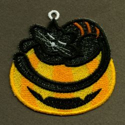 FSL Halloween Black Cat 08 machine embroidery designs