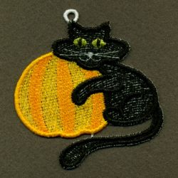FSL Halloween Black Cat 09 machine embroidery designs