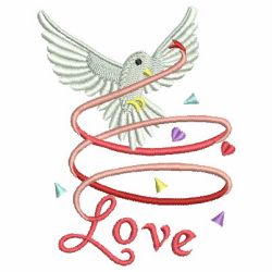 Wedding Doves 07 machine embroidery designs