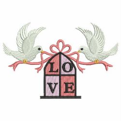 Wedding Doves 10 machine embroidery designs