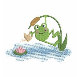 Cute Frogs machine embroidery designs