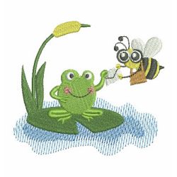 Cute Frogs 06 machine embroidery designs