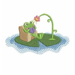 Cute Frogs 10 machine embroidery designs