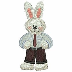 Cute Rabbits 03 machine embroidery designs