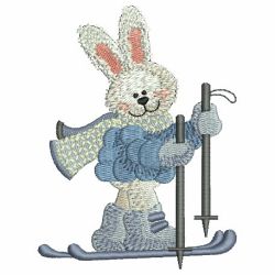 Cute Rabbits 07 machine embroidery designs