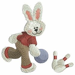 Cute Rabbits 08 machine embroidery designs