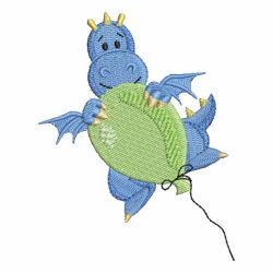 Cute Baby Dinosaur 09 machine embroidery designs