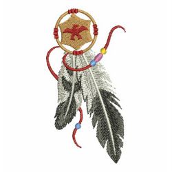 Indian Feathers 02(Md) machine embroidery designs