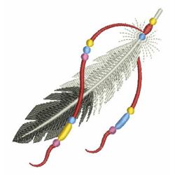 Indian Feathers 04(Md) machine embroidery designs