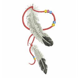 Indian Feathers 06(Lg) machine embroidery designs