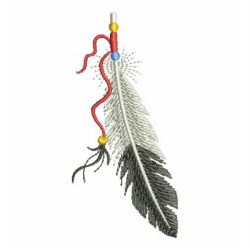 Indian Feathers 08(Sm) machine embroidery designs