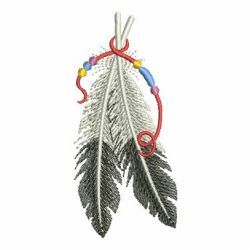 Indian Feathers 09(Md) machine embroidery designs