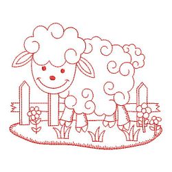 Redwork Farm Animals(Lg) machine embroidery designs
