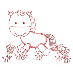 Redwork Farm Animals 04(Lg) machine embroidery designs