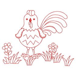 Redwork Farm Animals 06(Lg) machine embroidery designs