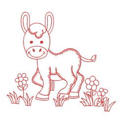 Redwork Farm Animals 09(Md) machine embroidery designs