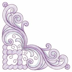 Rippled Symmetry Corners(Md) machine embroidery designs