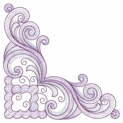 Rippled Symmetry Corners(Sm) machine embroidery designs