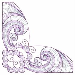 Rippled Symmetry Corners 04(Md) machine embroidery designs
