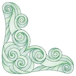 Rippled Symmetry Corners 05(Md) machine embroidery designs