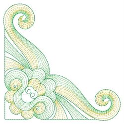 Rippled Symmetry Corners 07(Sm) machine embroidery designs