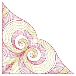 Rippled Symmetry Corners 08(Lg) machine embroidery designs