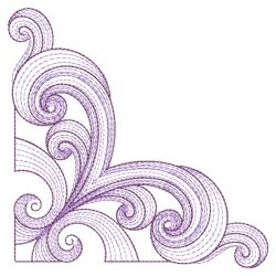 Rippled Symmetry Corners 09(Sm) machine embroidery designs