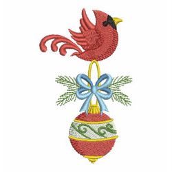 Christmas Cardinals 09 machine embroidery designs