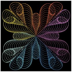 Rippled Neon Quilts(Sm) machine embroidery designs