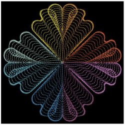 Rippled Neon Quilts 04(Lg) machine embroidery designs