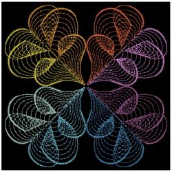 Rippled Neon Quilts 05(Lg) machine embroidery designs