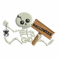 Halloween Skull 03 machine embroidery designs