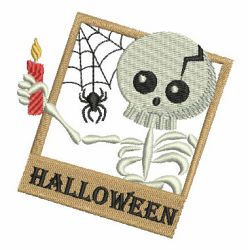 Halloween Skull 04 machine embroidery designs