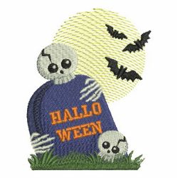 Halloween Skull 05 machine embroidery designs