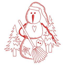 Redwork Let It Snow 02(Md) machine embroidery designs